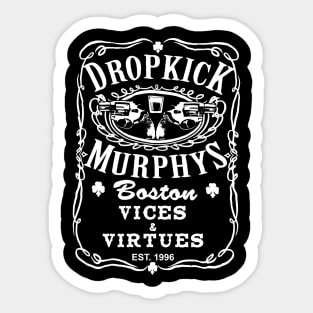 Band guns punk murphy Sticker